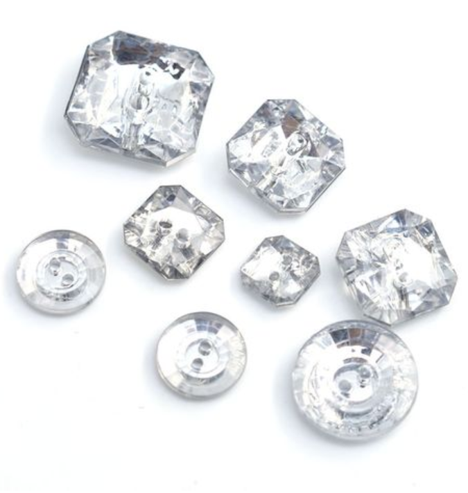 Masonry button, acrylic button